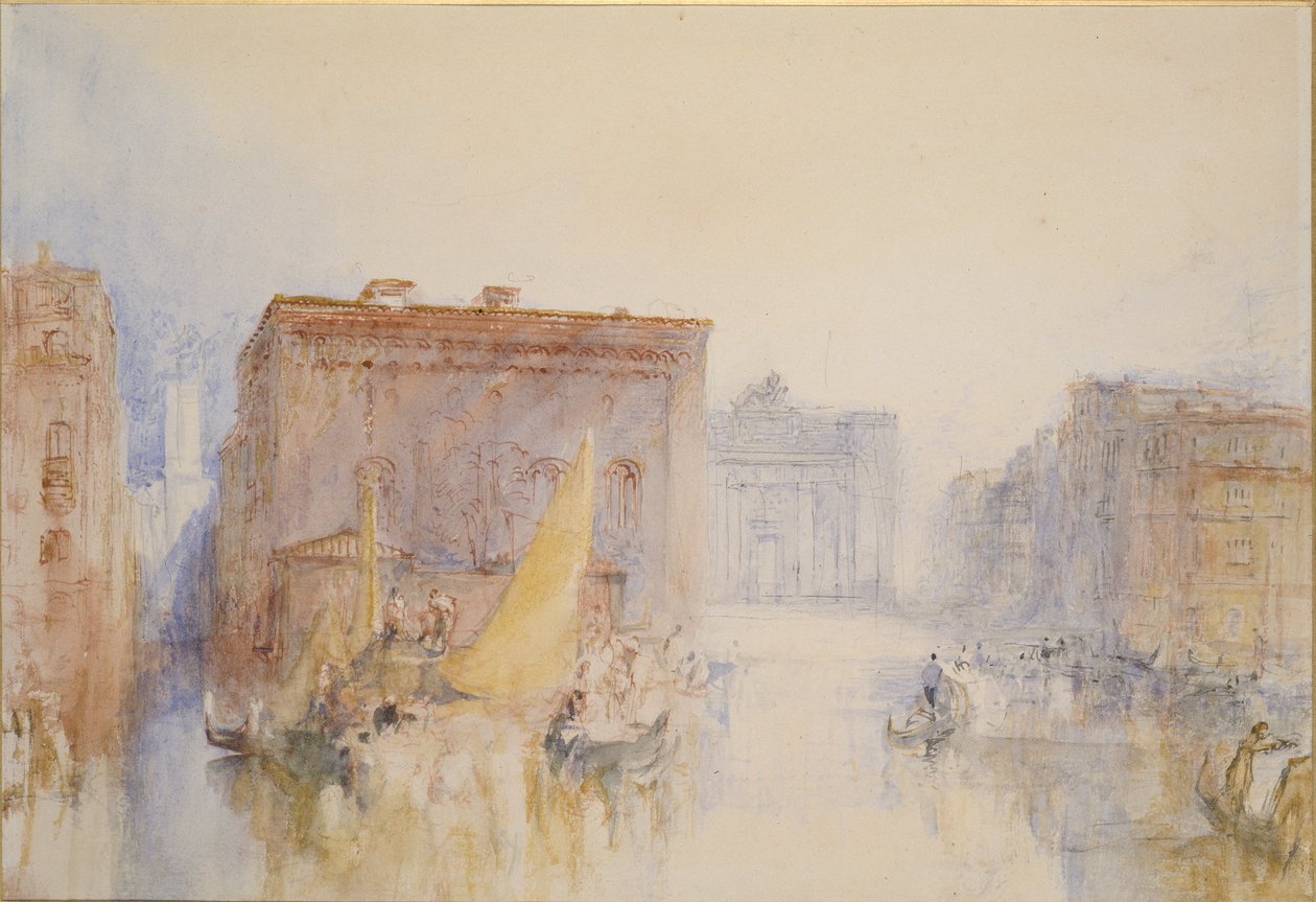 Velence: Az Accademia, 1840 alkotó: Joseph Mallord William Turner