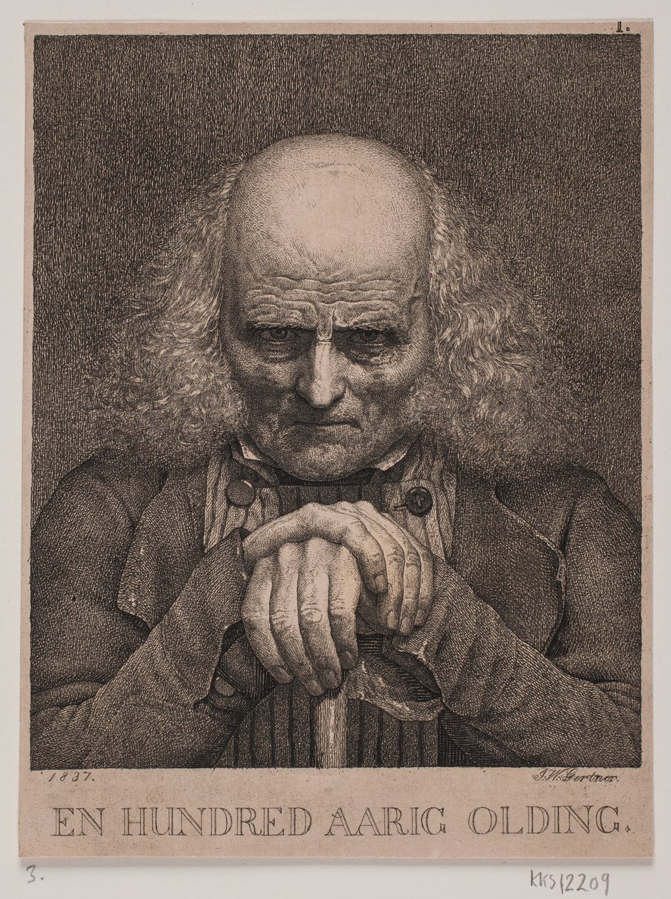 Százéves öregember alkotó: J.V. Gertner