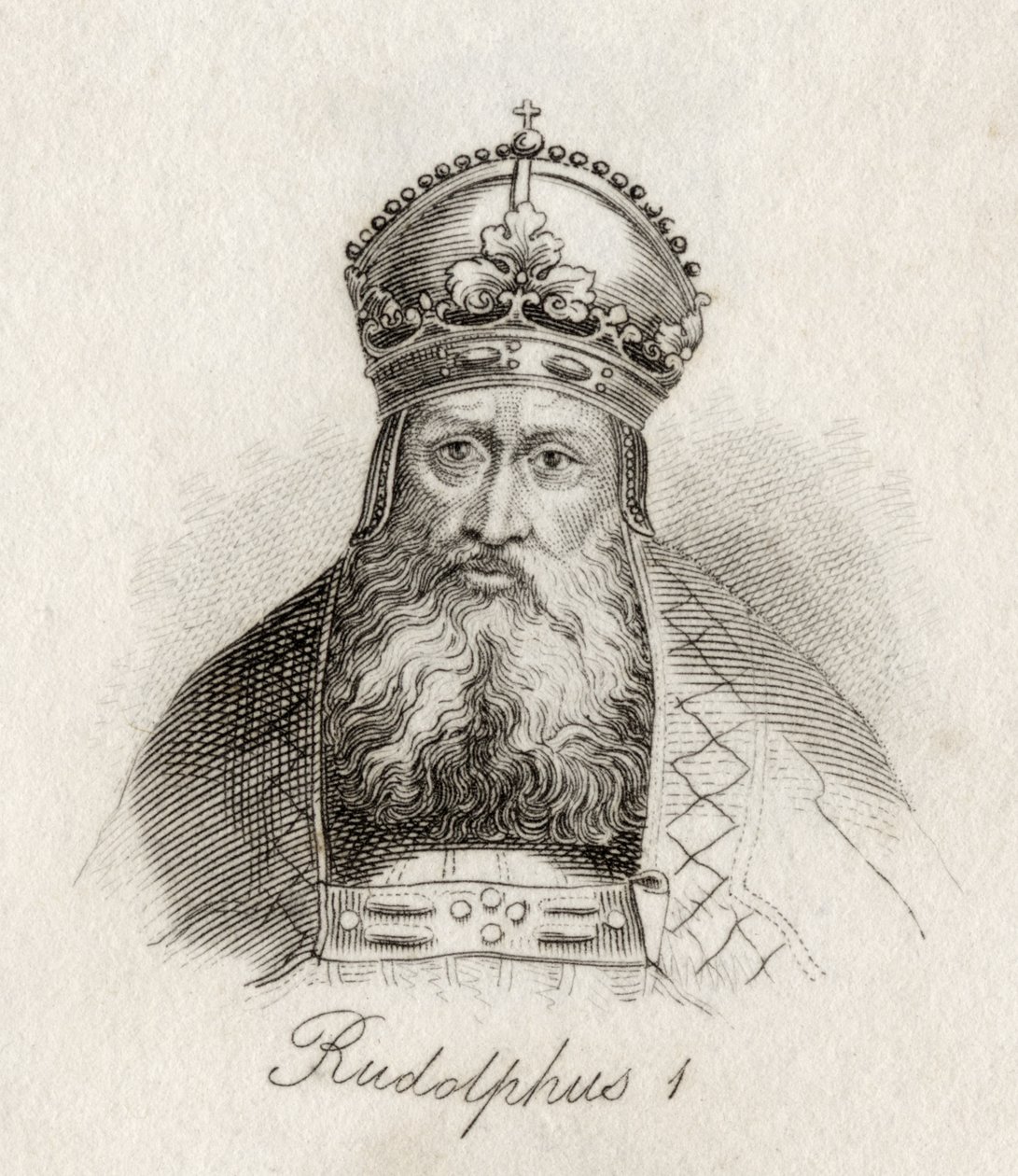 I. Rudolf német alkotó: J.W. Cook