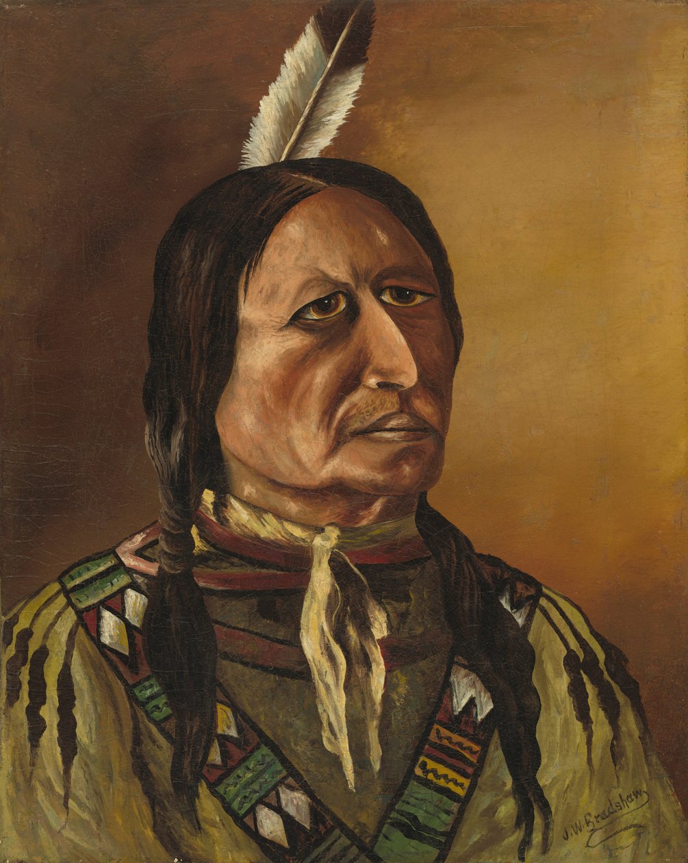Síksági indián alkotó: J.W. Bradshaw