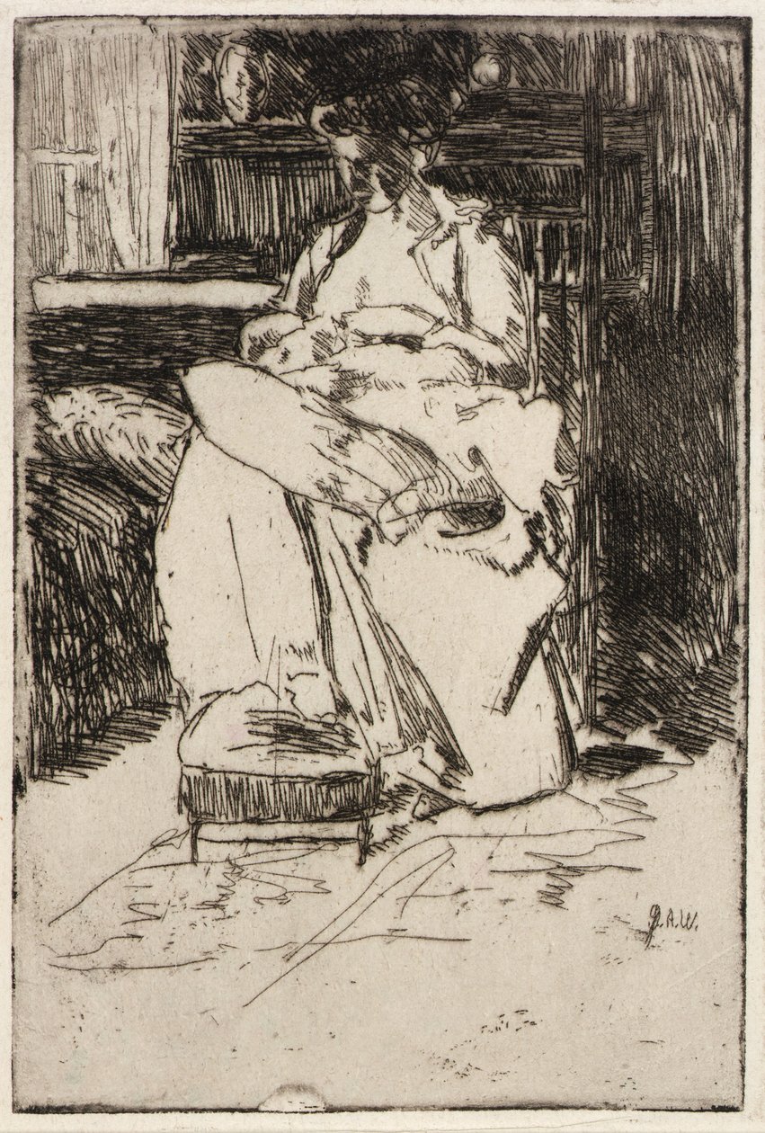 Anya és gyermeke 1. sz. alkotó: J. Alden Weir
