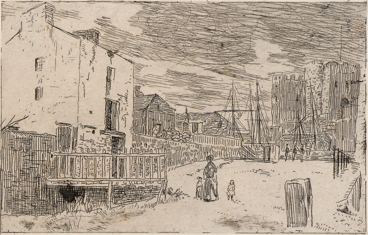 Port Erin - Man-sziget alkotó: J. Alden Weir