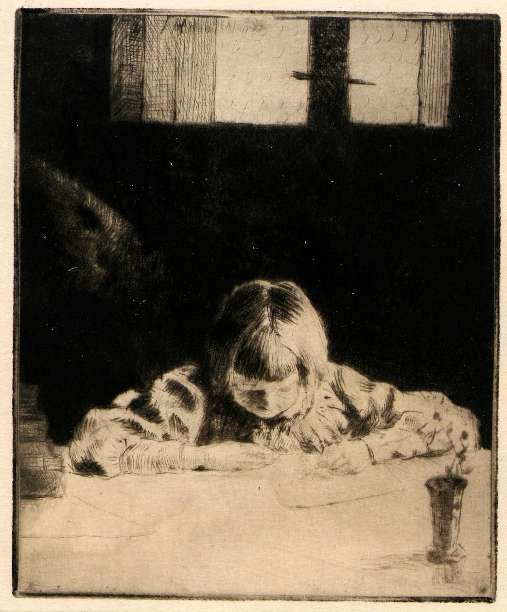 A kis diák alkotó: J. Alden Weir