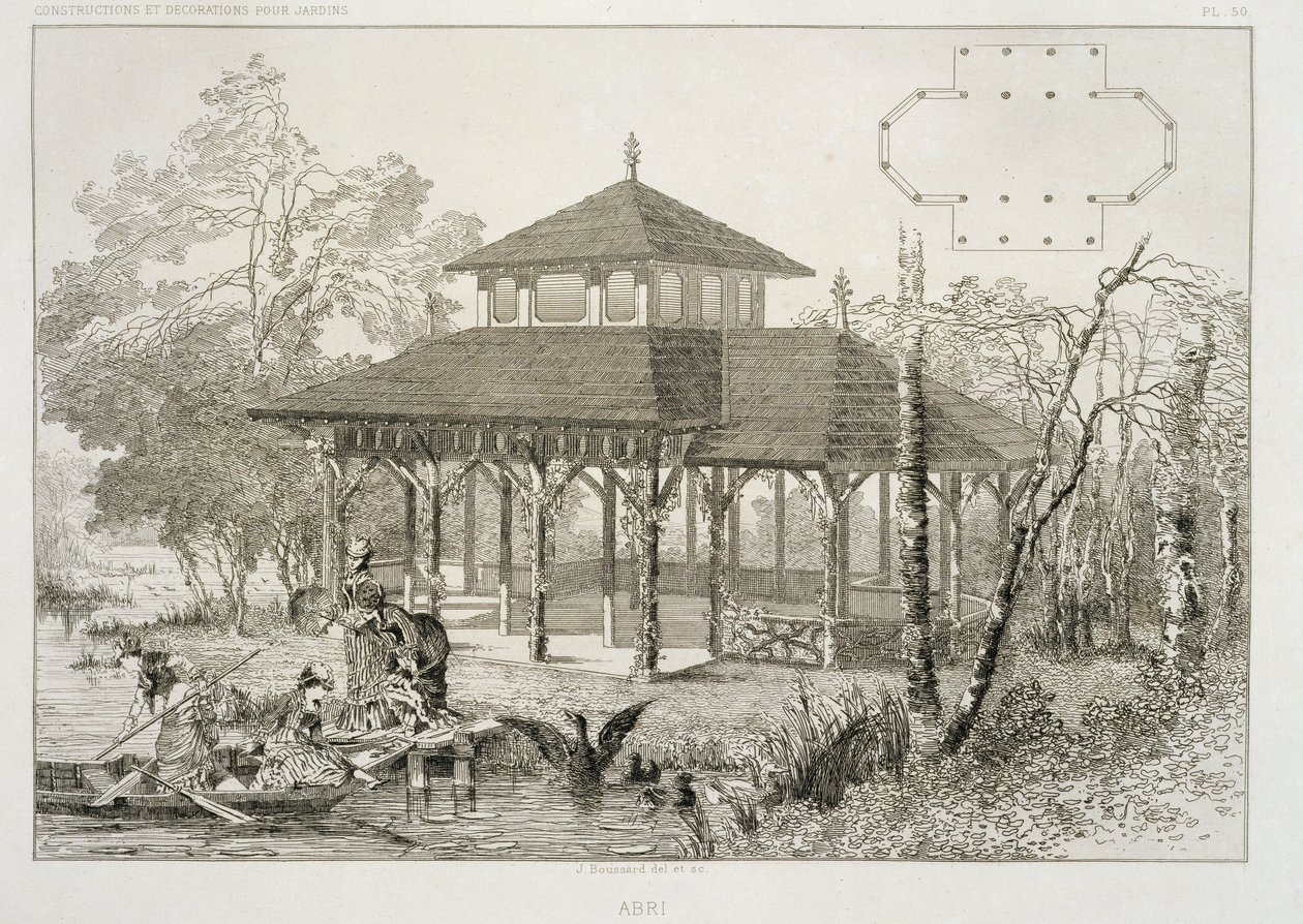 Menedék, 1880 körül alkotó: J. Boussard