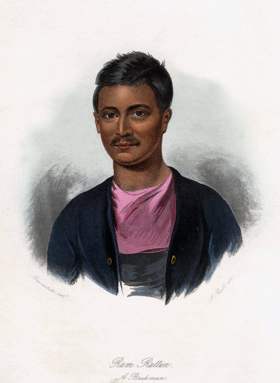 Ram Ruttun. Brahman, 1840. alkotó: J. Bull