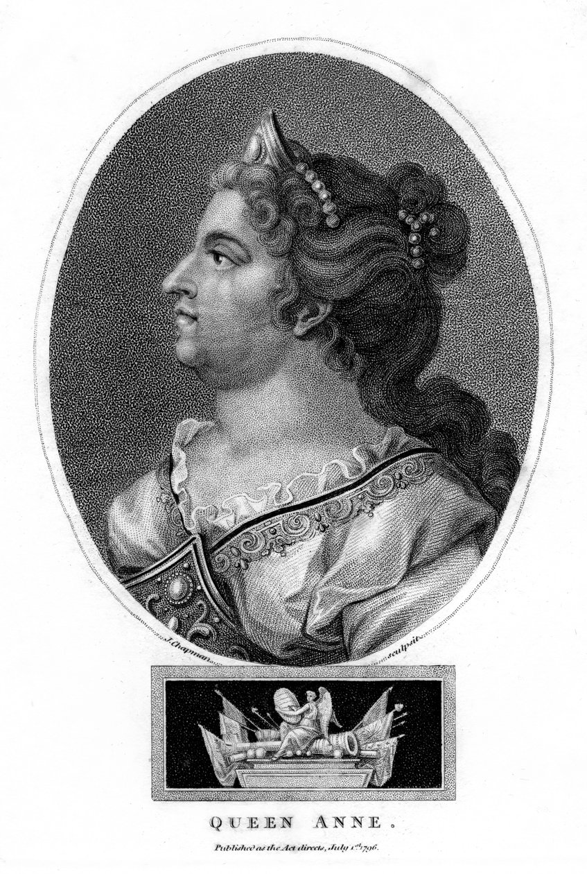 Nagy-Britannia Anne, 1796. alkotó: J. Chapman