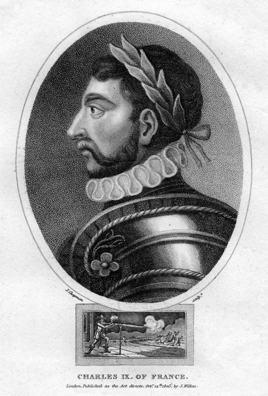 IX. Károly francia király, 1805. alkotó: J. Chapman