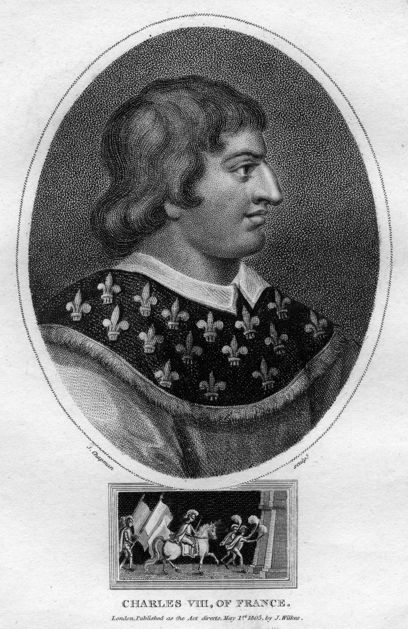 VIII. Károly francia király, 1805. alkotó: J. Chapman