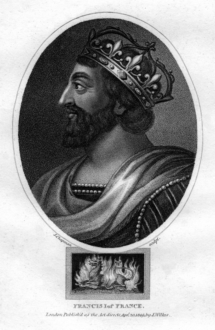 I. Ferenc francia király, 1805. alkotó: J. Chapman