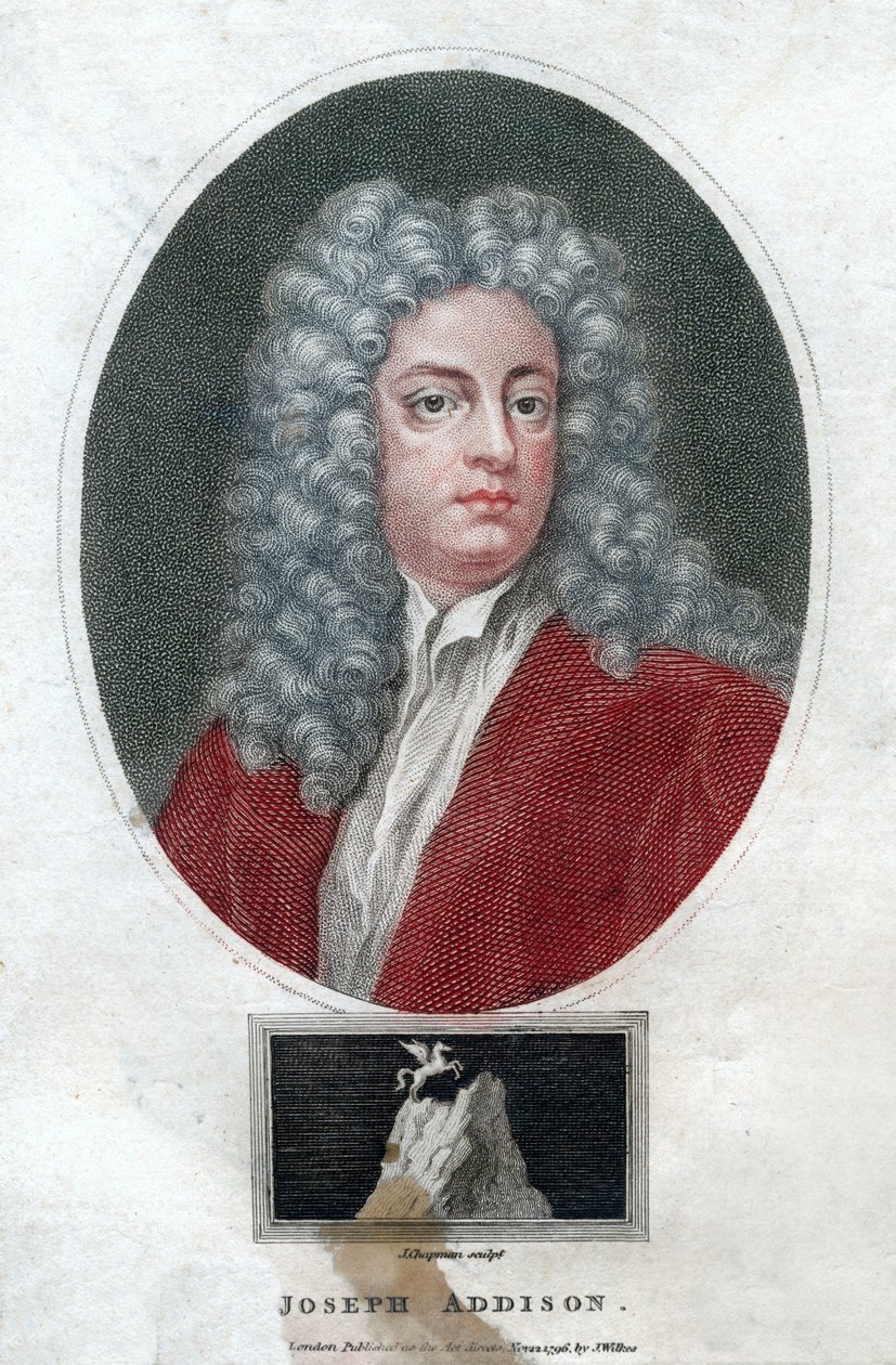 Joseph Addison angol politikus és író, 1796. alkotó: J. Chapman
