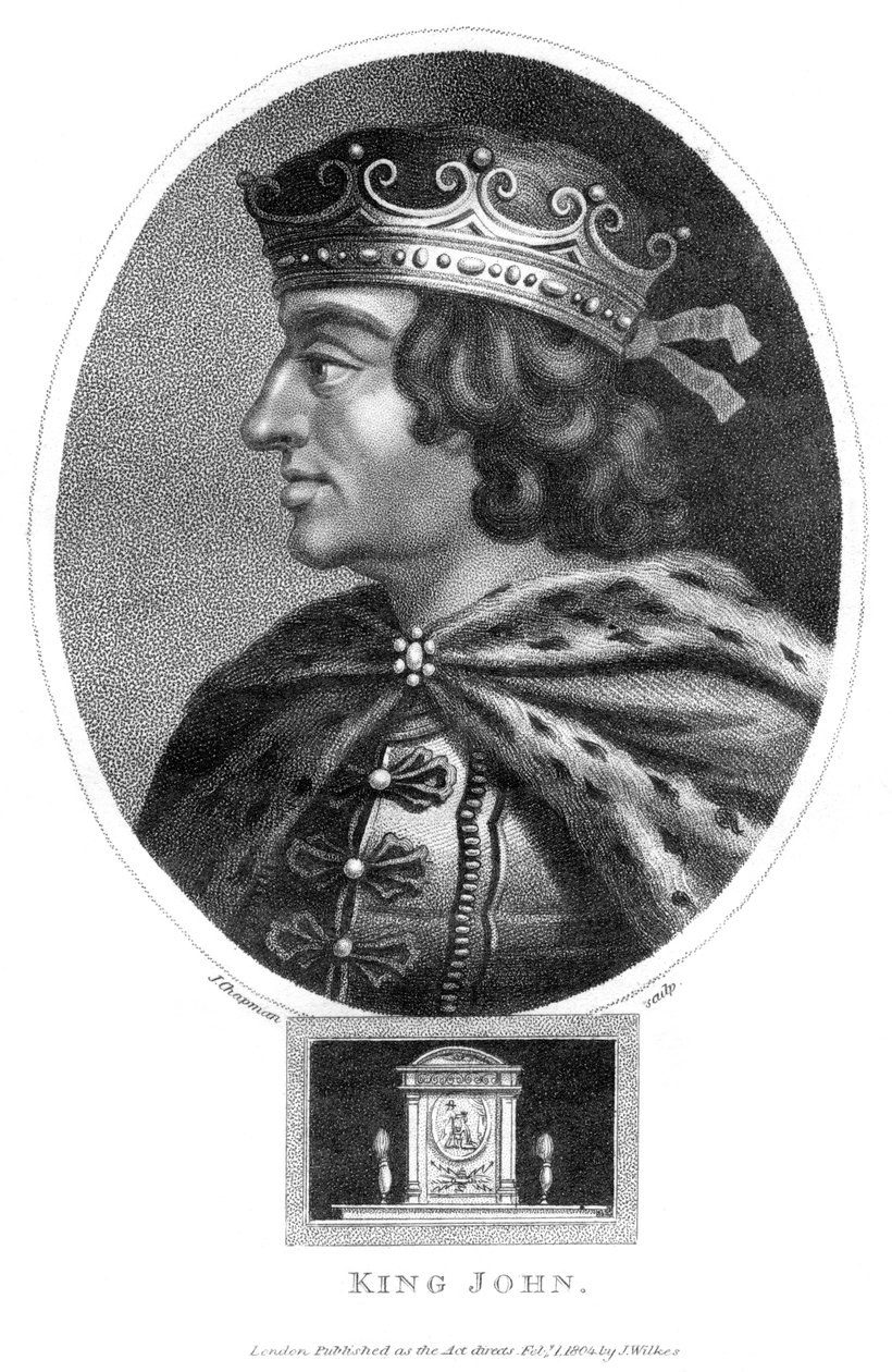 János király 1167-1216, 1804. alkotó: J. Chapman