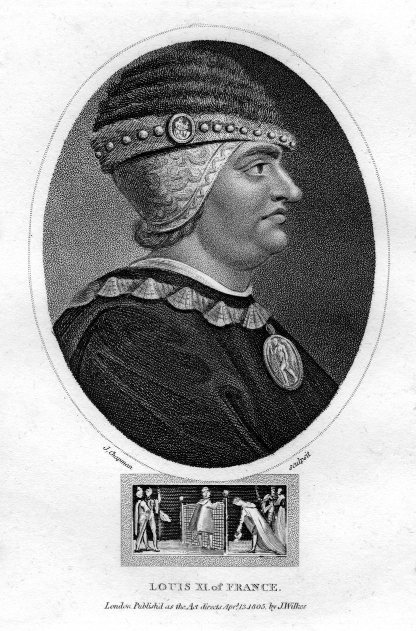 XI. Lajos francia király, 1805. alkotó: J. Chapman