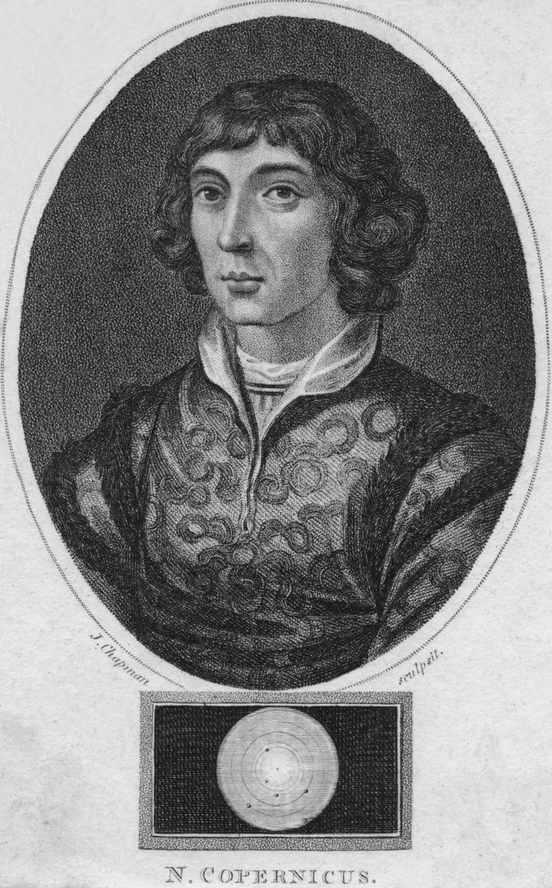 N. Kopernikusz, 18. vége, 19. század eleje. alkotó: J. Chapman