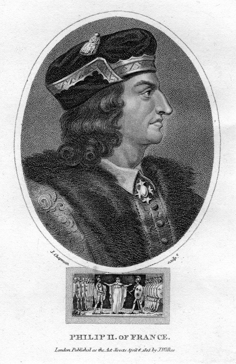 Fülöp francia király, 1805. alkotó: J. Chapman