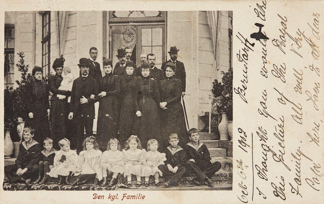 A dán királyi család alkotó: J. Peterson and Co