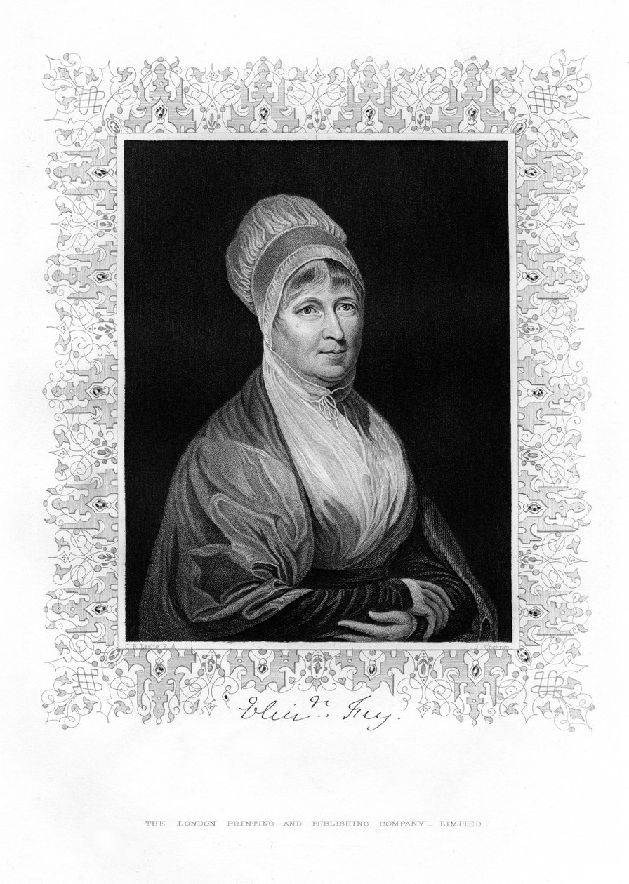 Elizabeth Fry, brit filantróp, 19. század. alkotó: J. Cochran