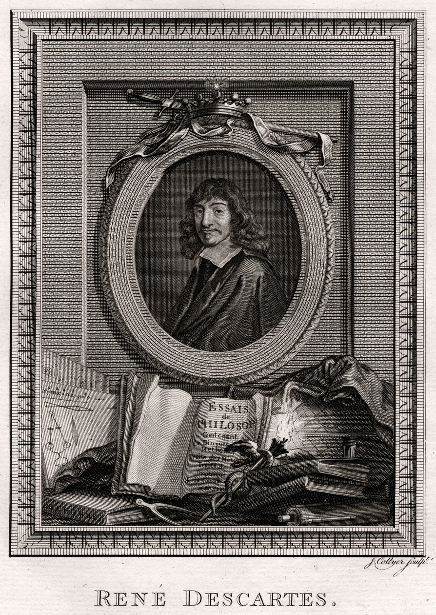 Rene Descartes, 1775 alkotó: J. Collyer