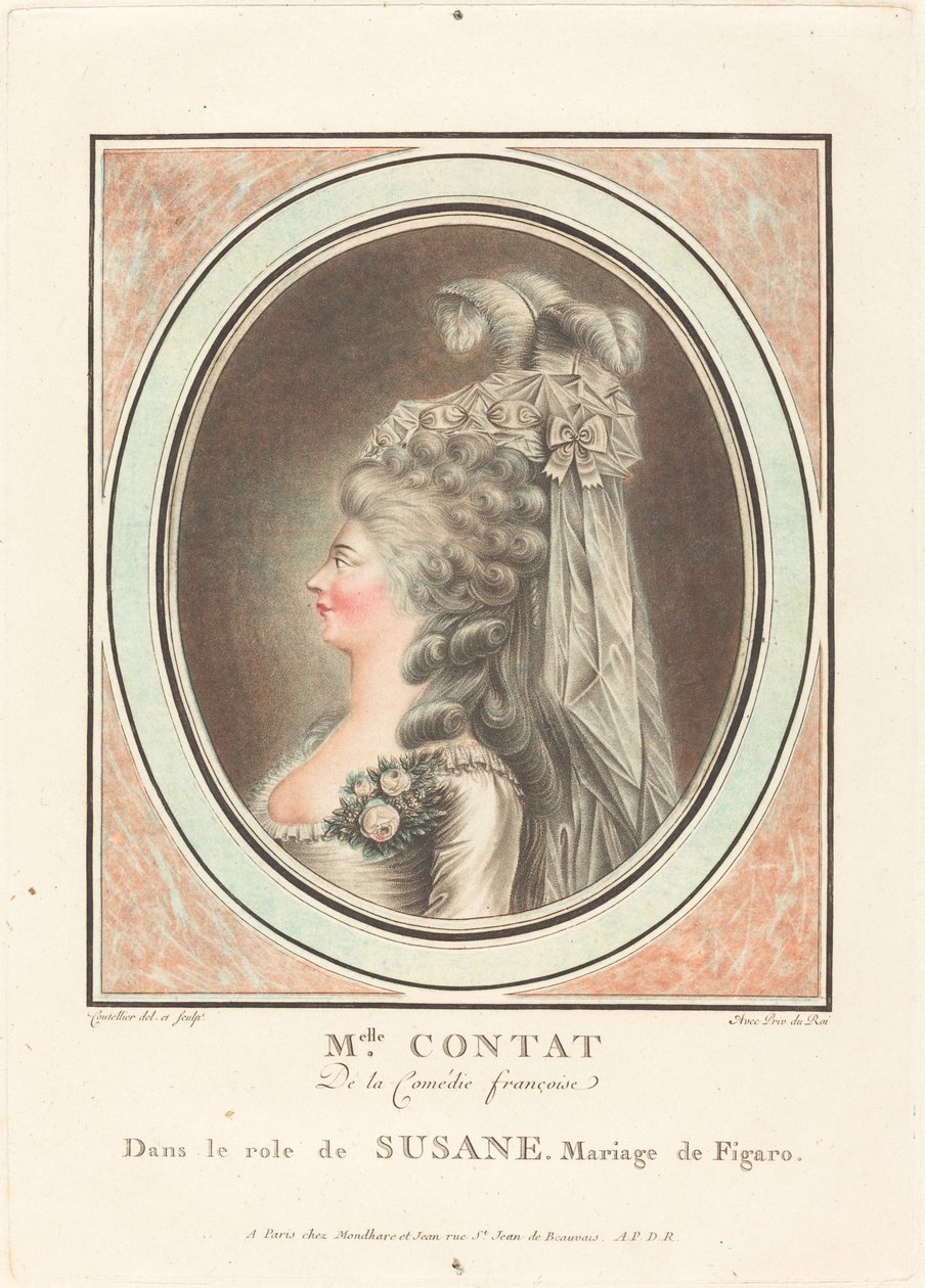 Contat kisasszony alkotó: J. Coutellier