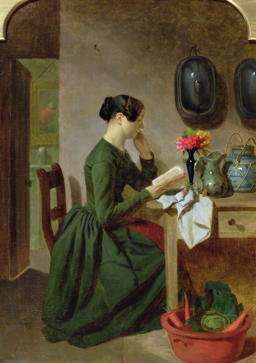 A házvezetőnő, 1858 körül alkotó: J. Davies