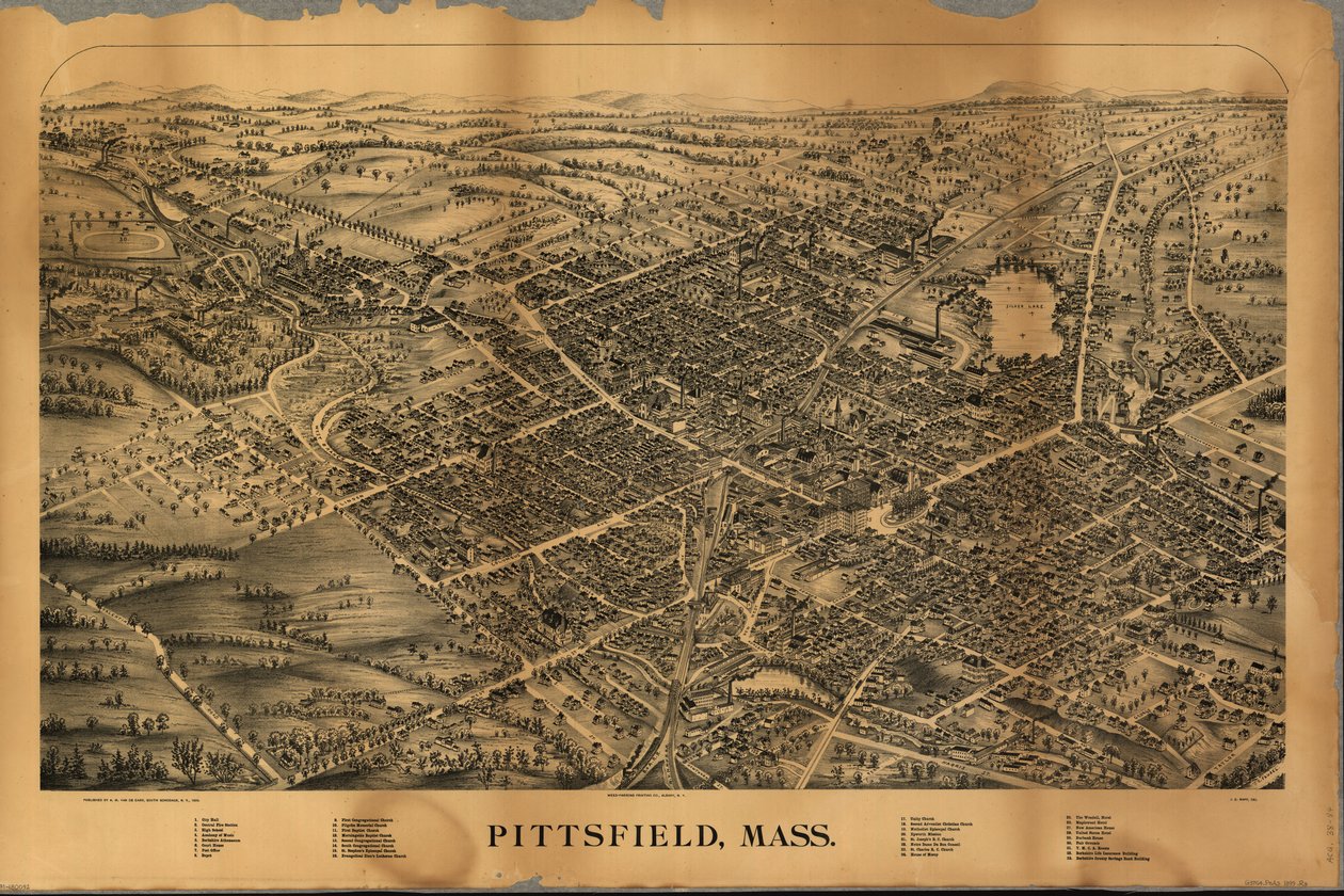 Pittsfield, Mass. alkotó: J. E.; Fausel Rapp