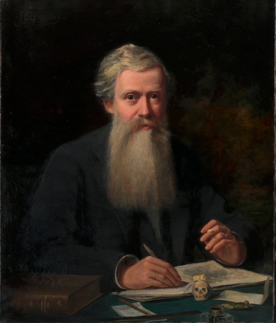 Elliot Coues portréja alkotó: J. Edward Barclay
