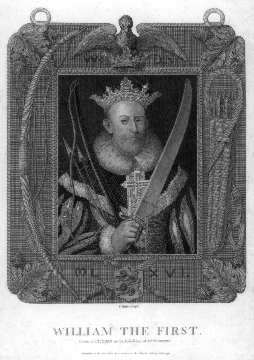I. Vilmos angol király, 1793. alkotó: J. Fittler