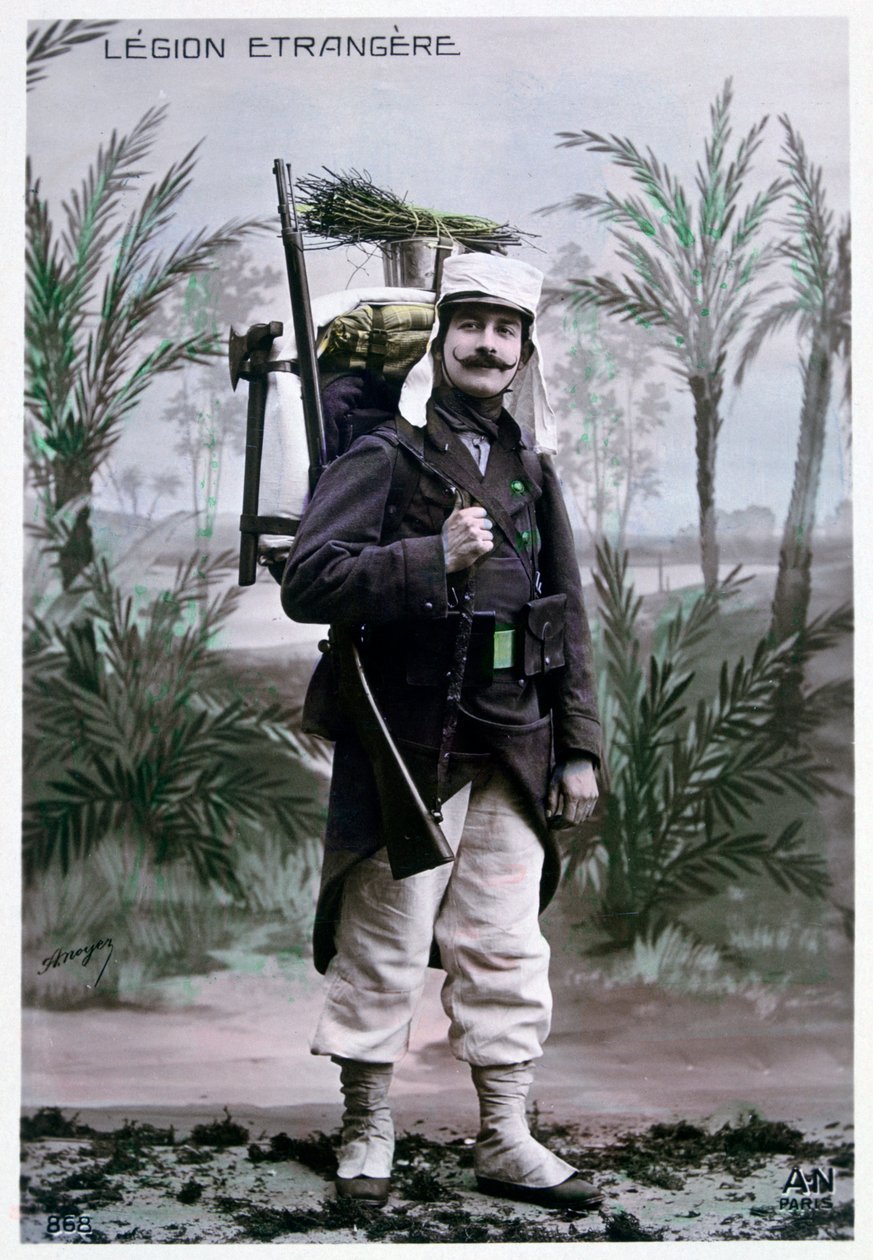 francia idegenlégiós, 1900. alkotó: J. Geiser