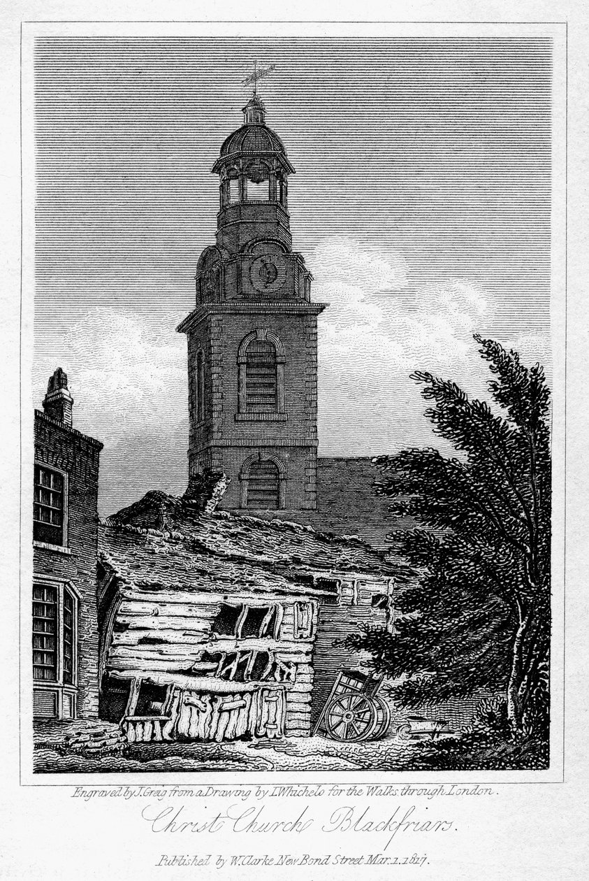 Christ Church, Blackfriars, Southwark, London, 1817. alkotó: J. Greig