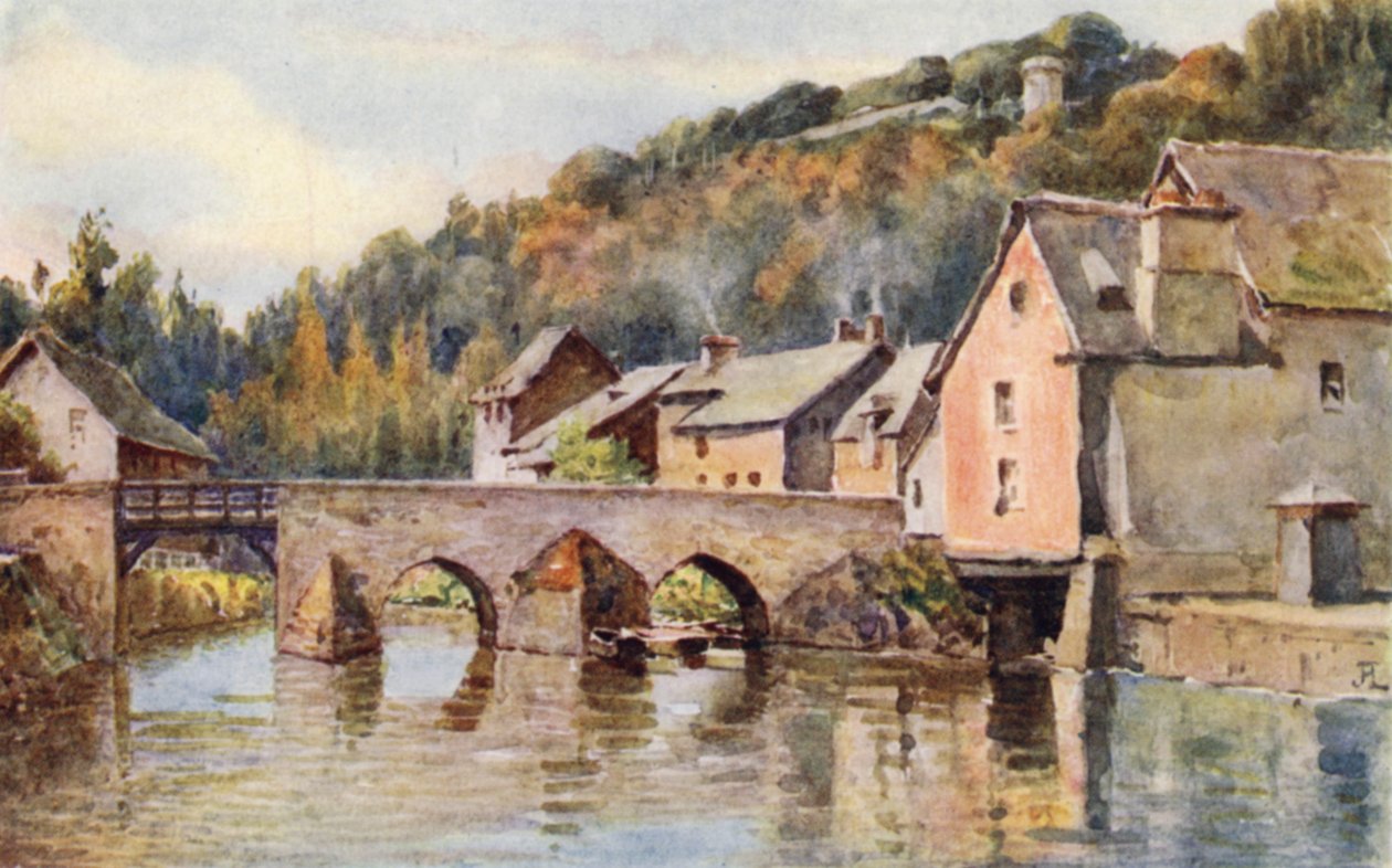 Le Port, Dinan (színes tagok) alkotó: J. Hardwicke Lewis