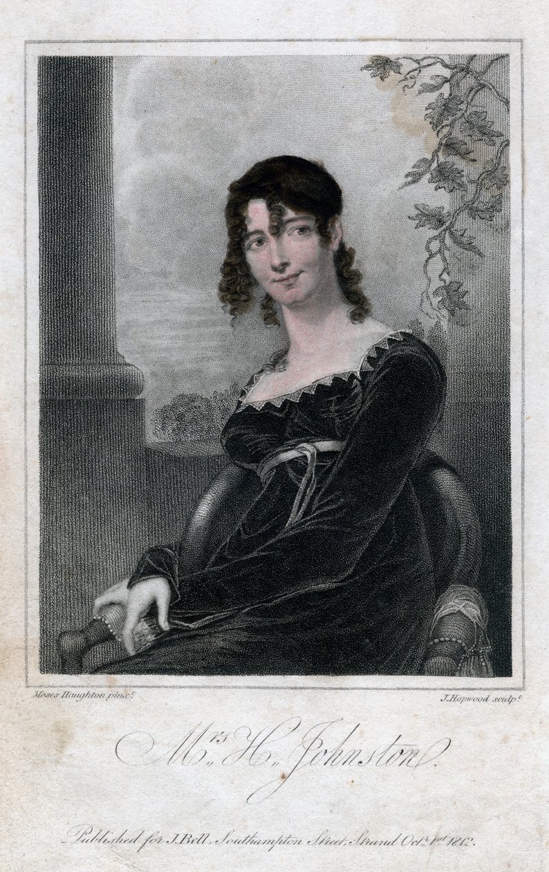Mrs H Johnston, 1812. alkotó: J. Hopwood