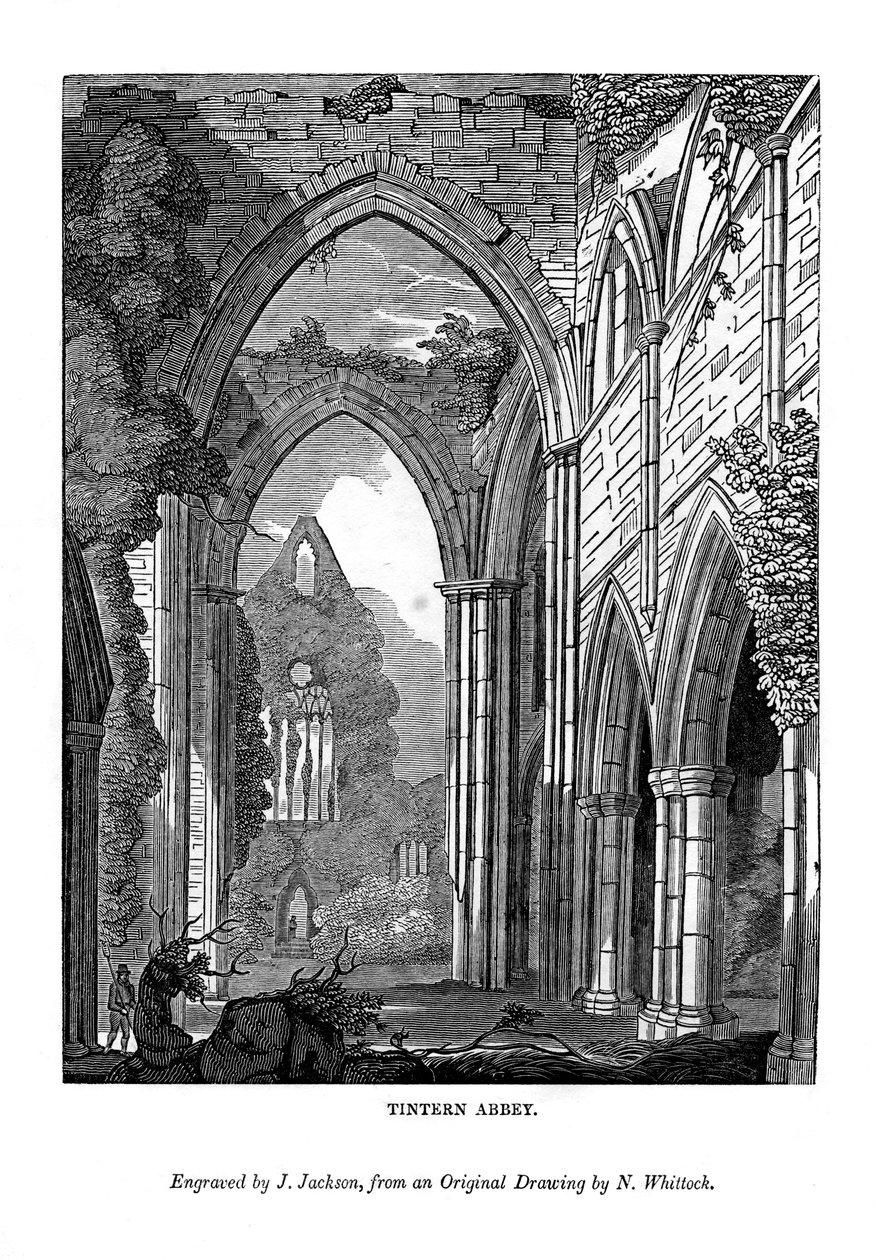 Tinterni apátság, 1843 alkotó: J. Jackson