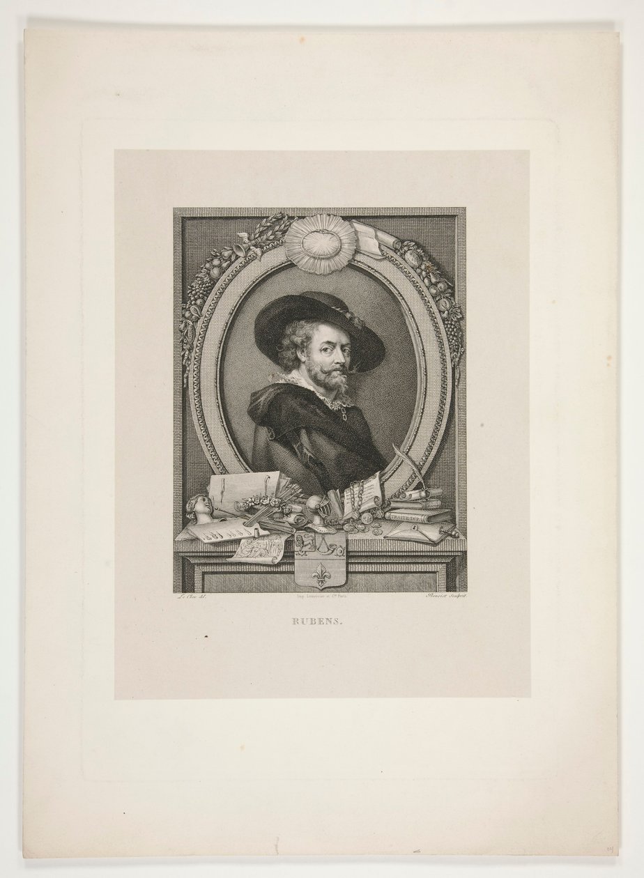Peter Paul Rubens portréja alkotó: J. L. Benoist