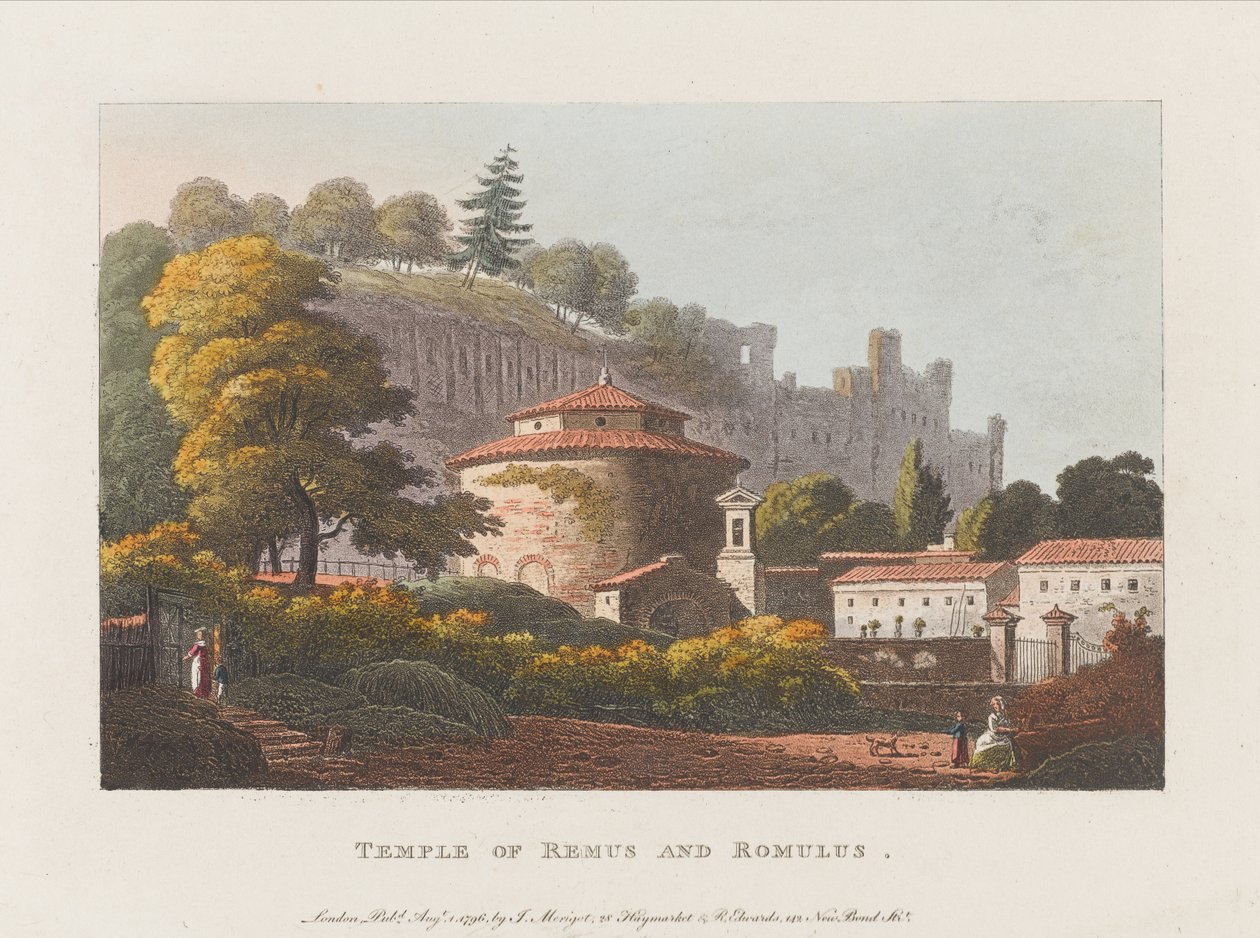 Romulus és Remus temploma alkotó: J. Merigot