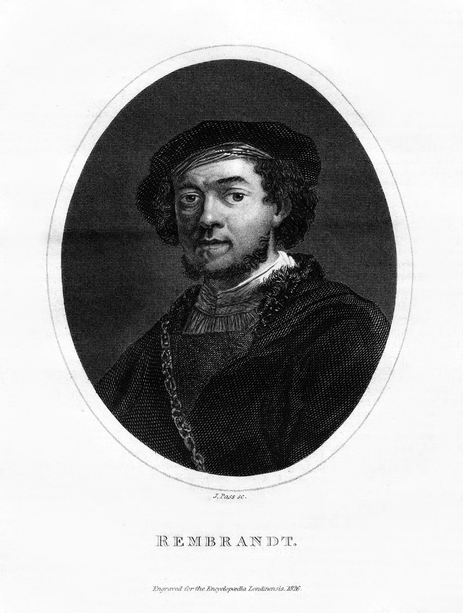 Rembrandt holland festő, 1826 alkotó: J. Pass