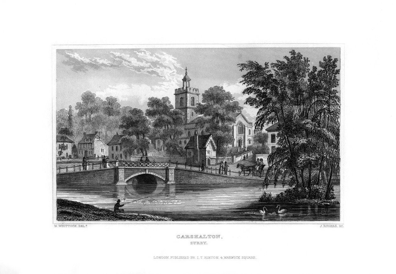 Carshalton, Surrey, 1829. alkotó: J. Rogers
