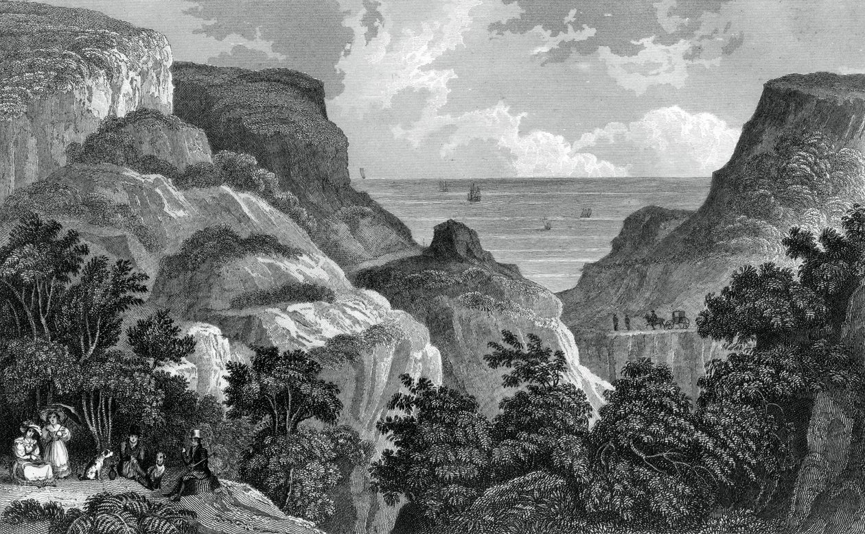 Danes Dyke, XIX. század. alkotó: J. Rogers