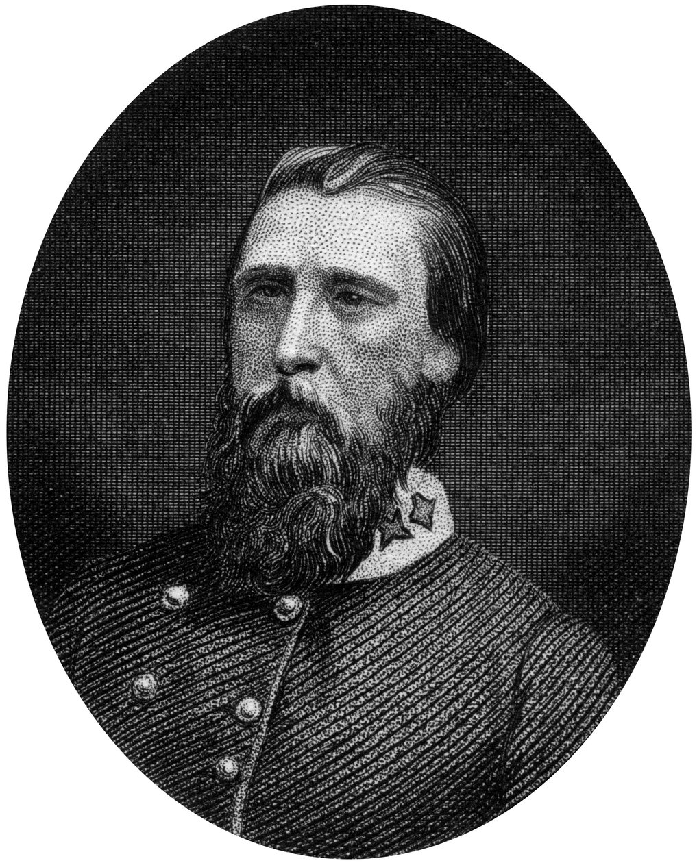 John Bell Hood, konföderációs tábornok, 1862-1867. alkotó: J. Rogers
