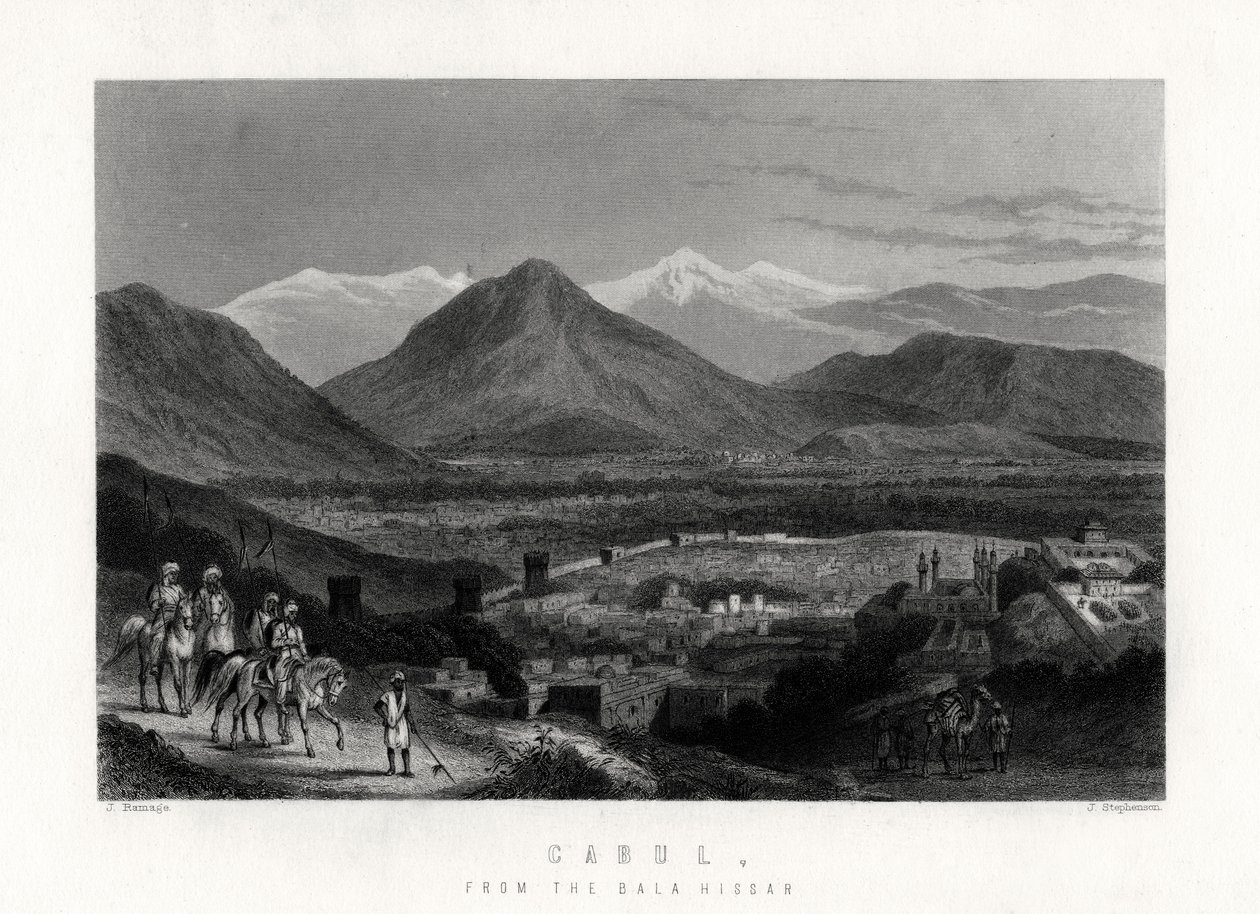 Cabul, a Bala Hissarból, 1883 alkotó: J. Stephenson