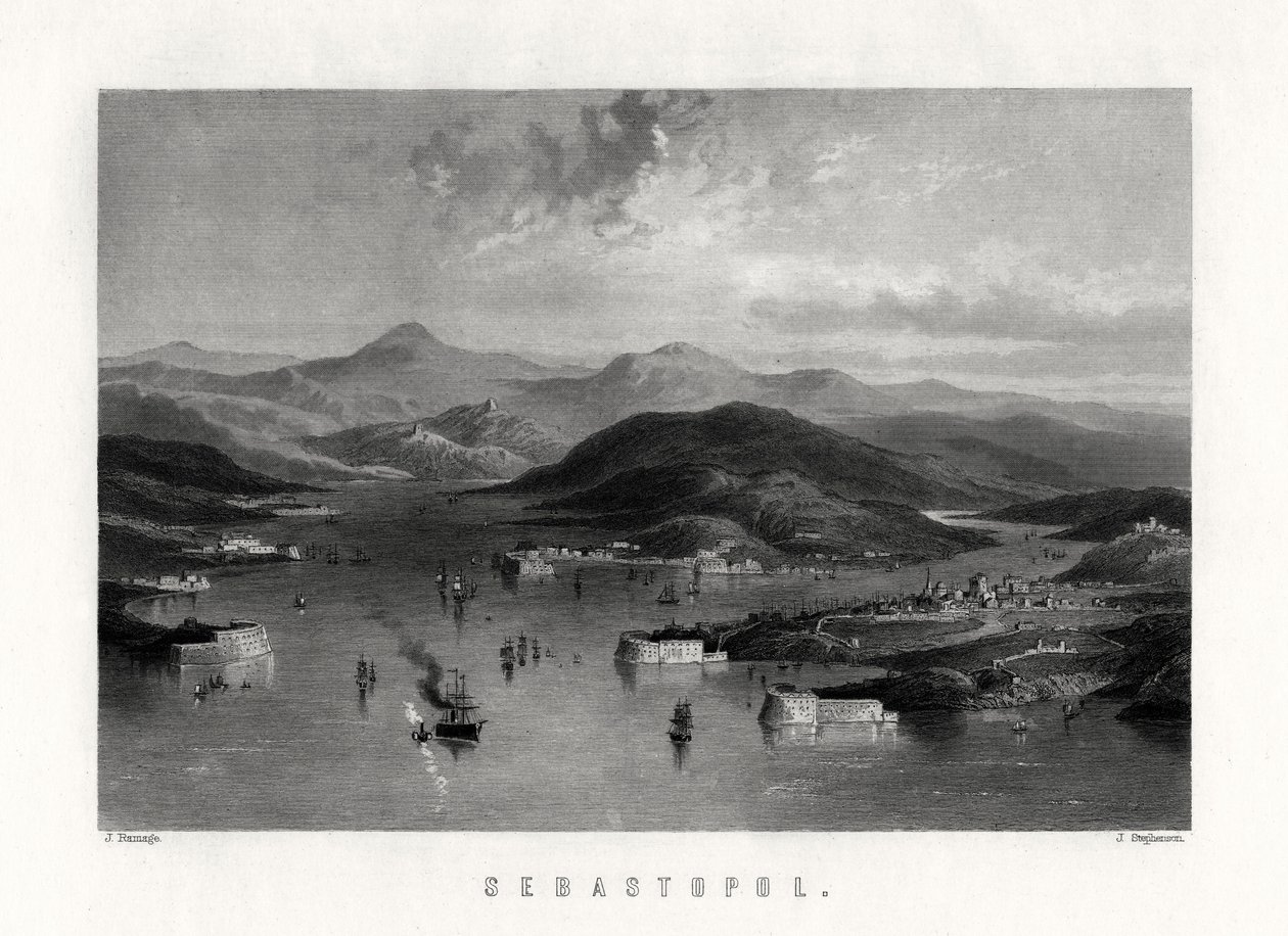 Sebastopol, Ukrajna, XIX alkotó: J. Stephenson