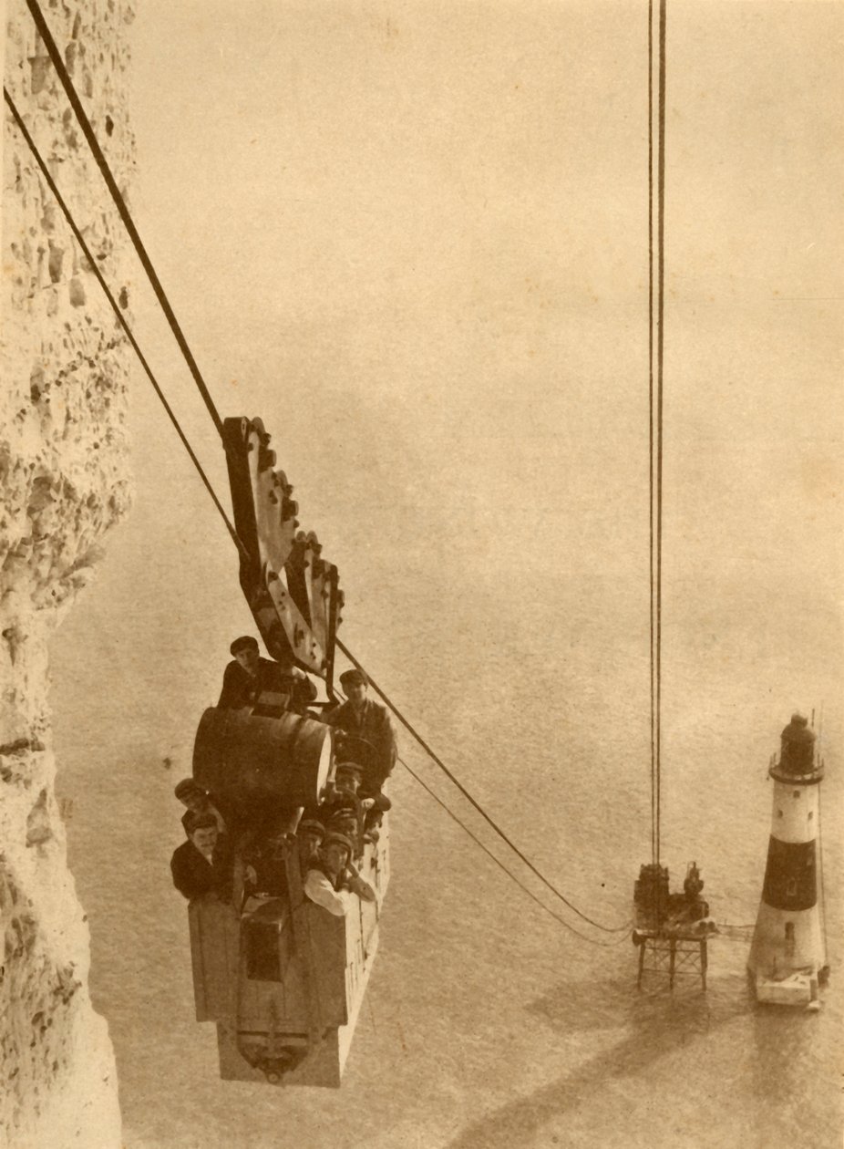 "The Lighthouse Builders", 1930. alkotó: J. Weston and Son