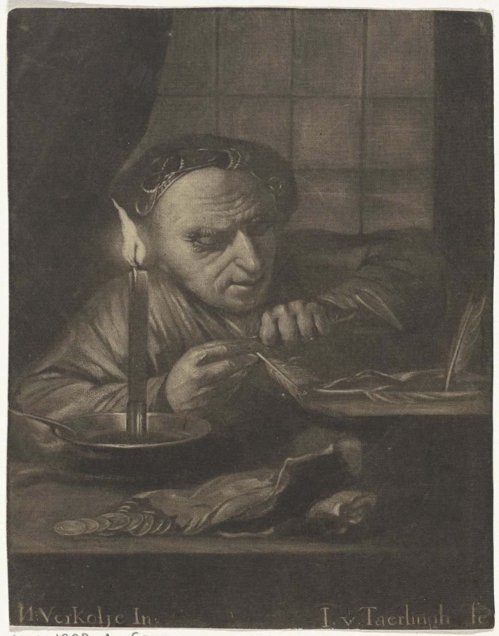 Ceruzahegyező alkotó: J. van Taerlingh