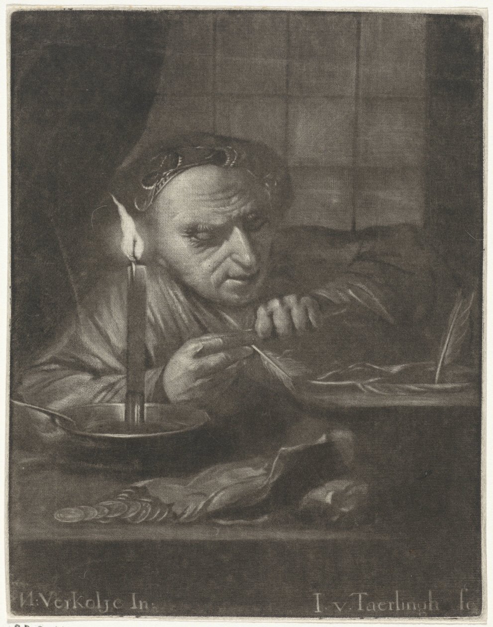 Ceruzahegyező alkotó: J. van Taerlingh