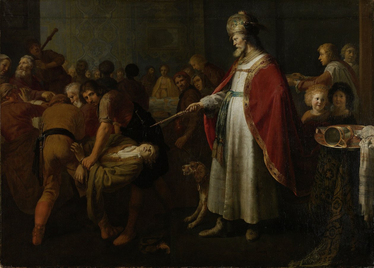 A méltatlan nászvendég példázata, 1630-51 alkotó: Jacob Adriaensz Backer