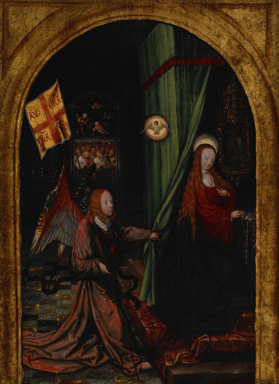 Angyali Üdvözlet alkotó: Jacob Cornelisz van Oostsanen