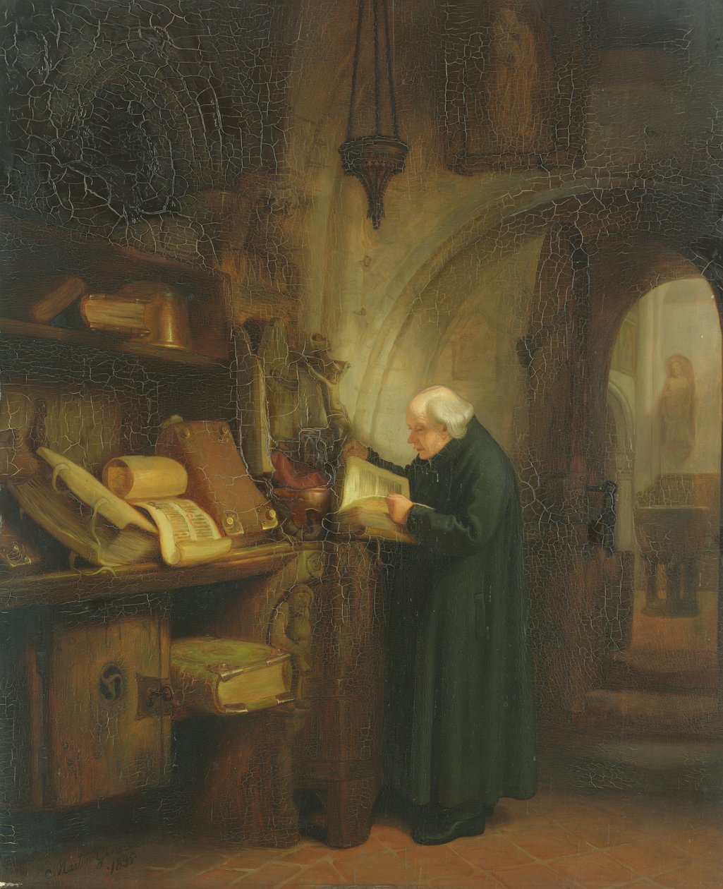 The Vestry, 1835 (olaj) alkotó: Jacob Gensler