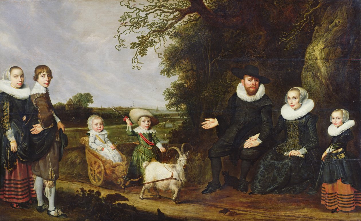 A művész családjának portréja alkotó: Jacob Gerritsz Cuyp