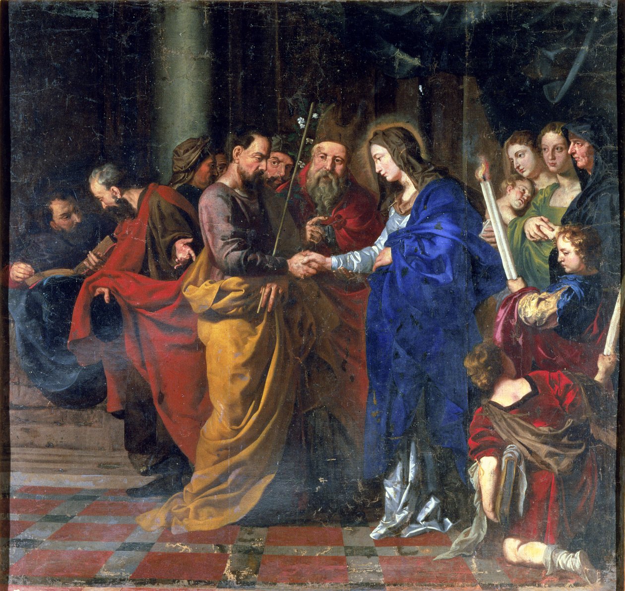 A Szűzanya házassága alkotó: Jacob Jordaens