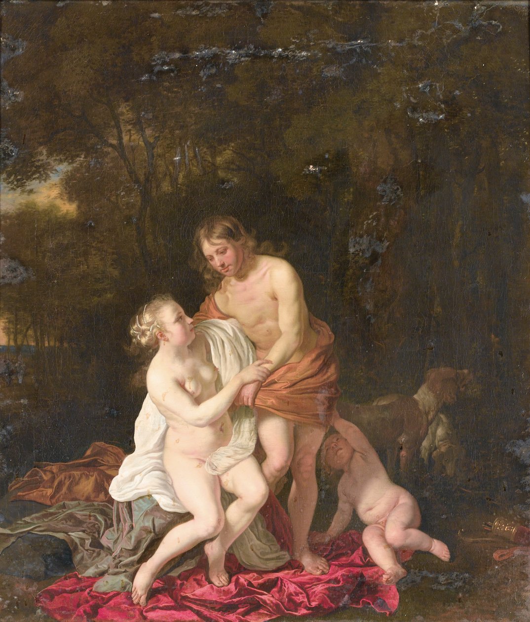 Vénusz és Adonisz alkotó: Jacob van Loo