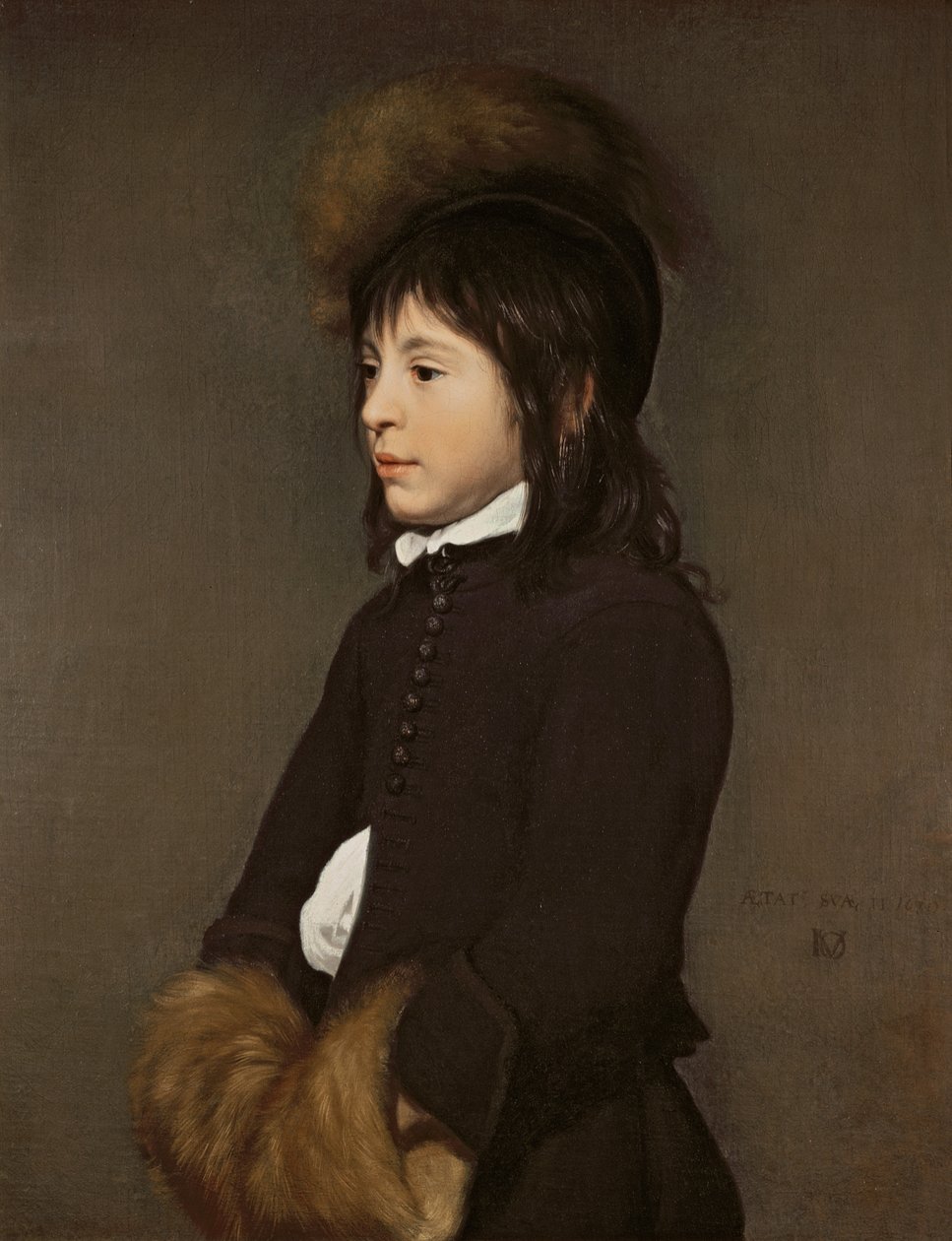 Egy 11 éves fiú portréja, 1650 alkotó: Jacob van Oost