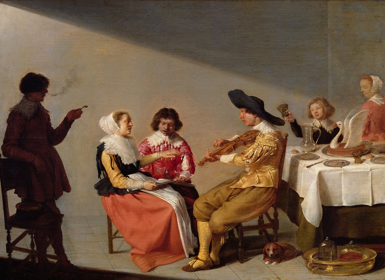 Zenés mulatság, 1631 alkotó: Jacob van Velsen